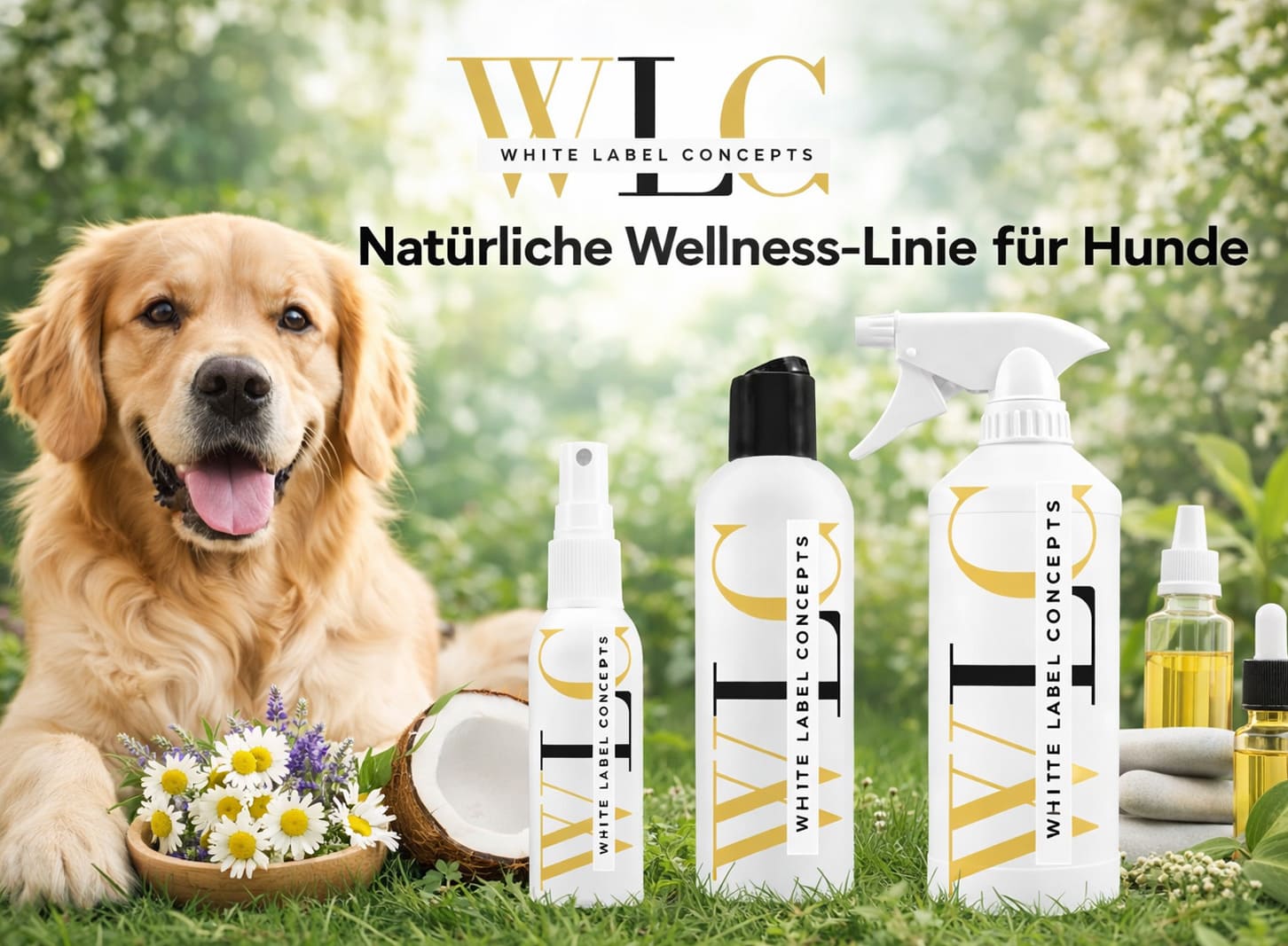 Natürliche Wellness-Linie für Hunde von WLC White-Label Concept